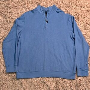 Magaschoni Quarter Zip Knit Pullover Sweater